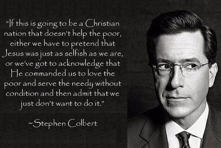 bw glasses necktie quote stephen_colbert suit // 661x444 // 72.7KB