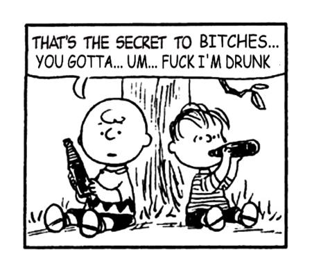 bw charlie_brown drunk linus misogynist // 499x439 // 121.1KB